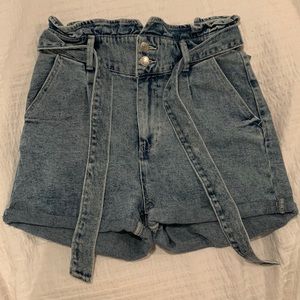 High Waisted Jean Shorts